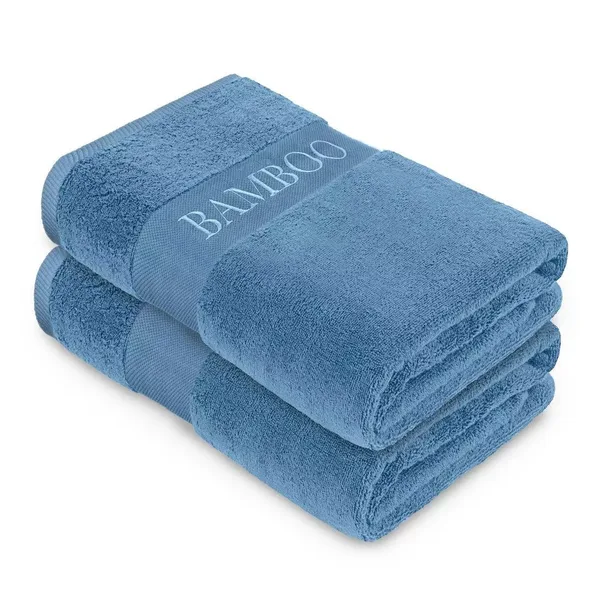 Drap de bain fibre de bambou 70×140, 300-450 g/m², 4 coloris, vue 4