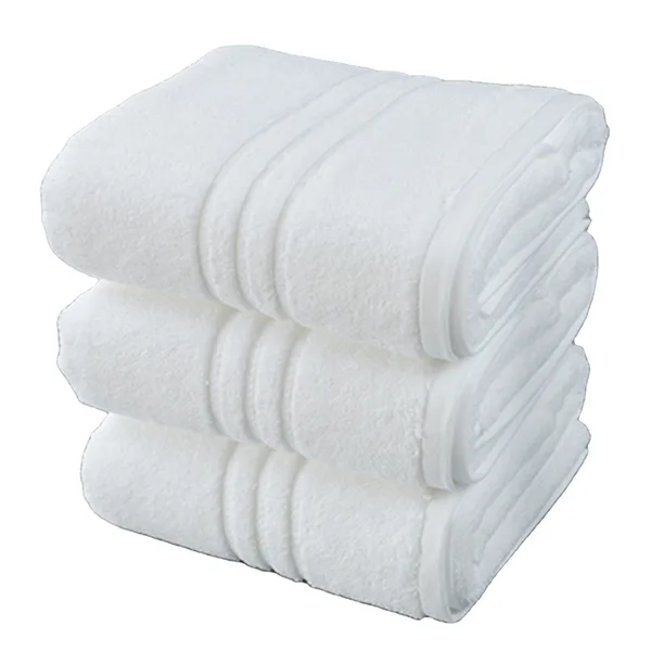 Drap de bain premium 70×140 à 90×180, coton 16s