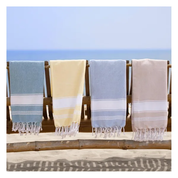 Fouta multicolore 100×180, 200 g/m², vue 2