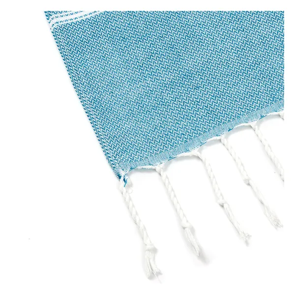 Fouta à pompons 90×180, 10 coloris, vue 4