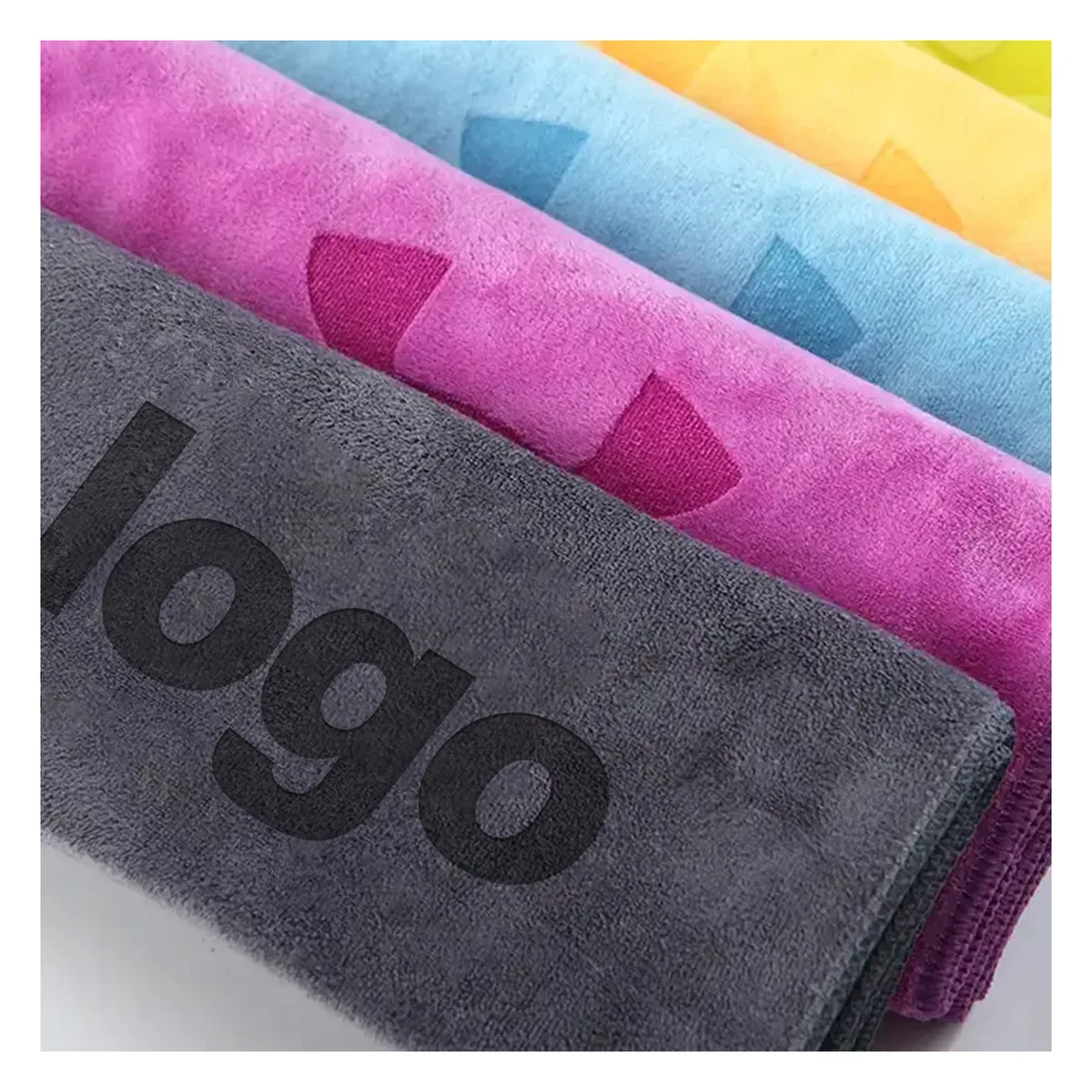 Serviette golf et yoga microfibre, 35×75 à 30×100