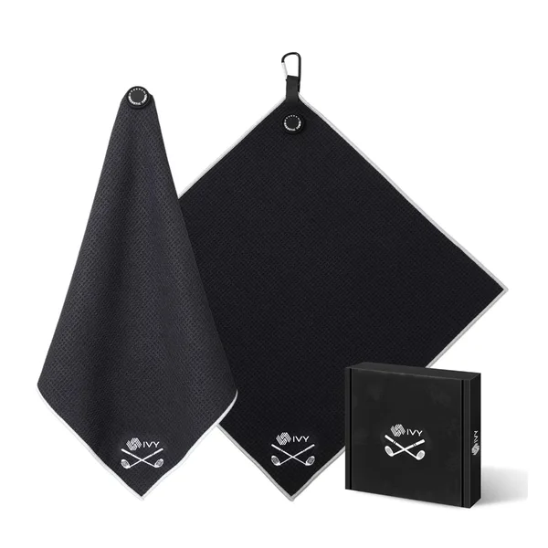 Serviette de golf imprimée 40×60, 380 g/m²