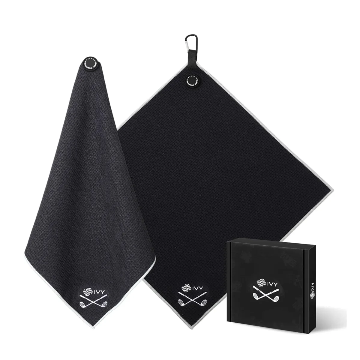 Serviette de golf imprimée 40×60, 380 g/m²
