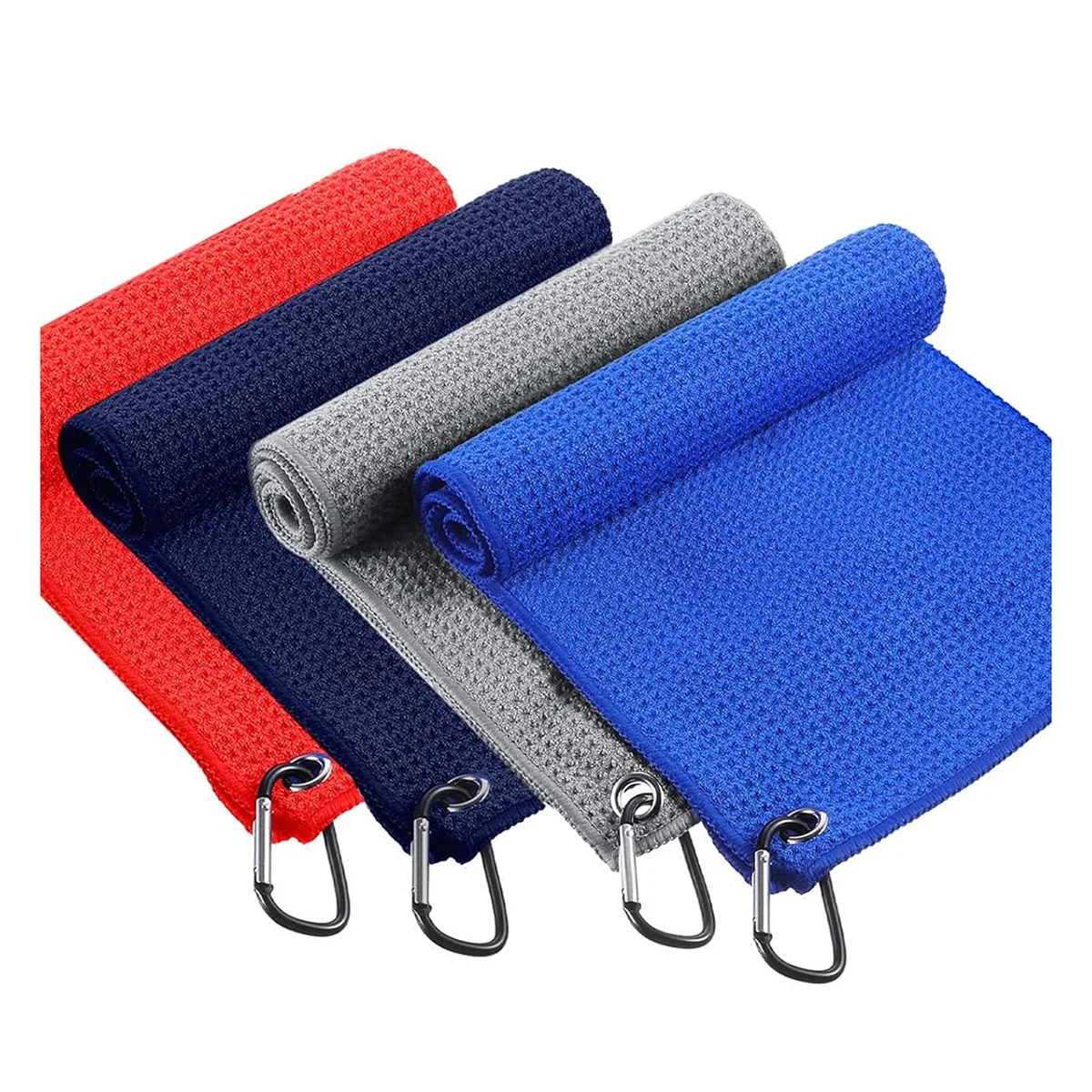 Serviette de golf à œillet et crochet, 400 g/m², 10 coloris