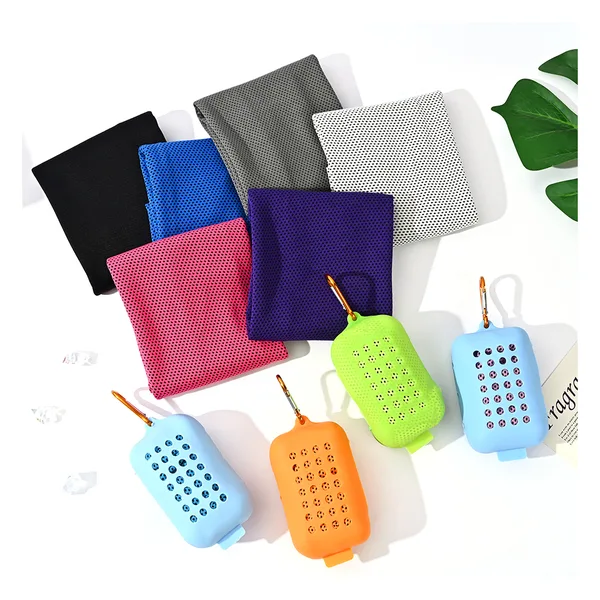 Serviette rafraîchissante de nuque, 120 ou 160 g/m², 8 coloris