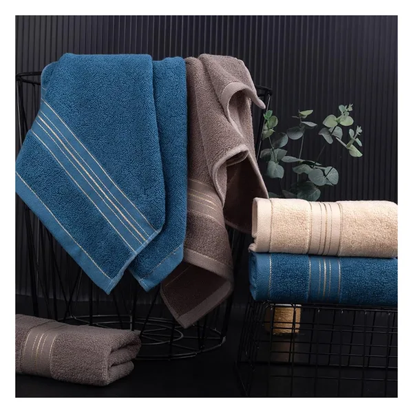 Serviette satinée 35×75, coton 300-450 g/m², 3 coloris, vue 2