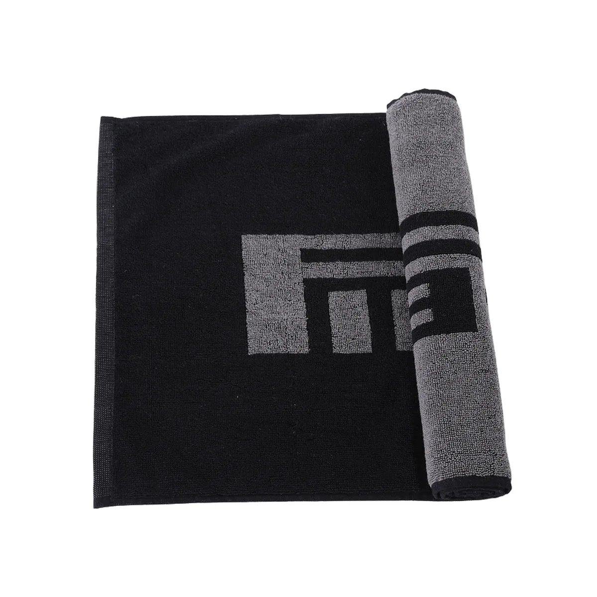 Serviette de sport jacquard fil teint 40×60, 550 g/m²